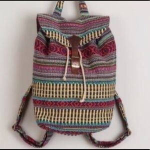 World Market Multicolor Boho Backpack
